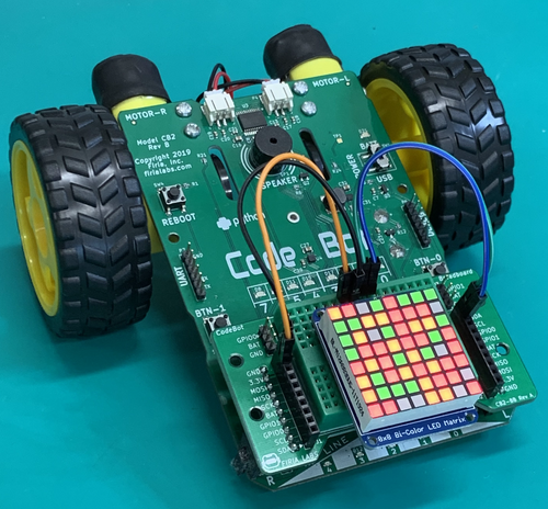 I2C Displays on the CodeBot