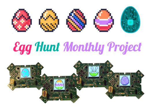 CodeX Egg Hunt - pixel art eggs