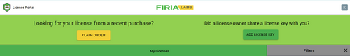 Firia Labs License Portal