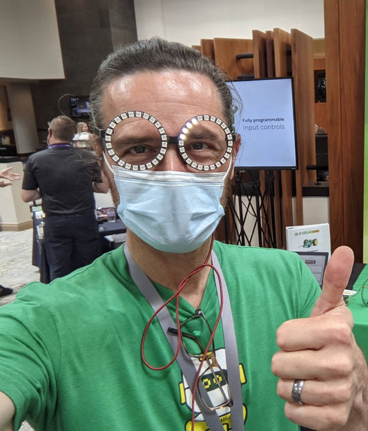 CodeX Wearable NeoPixel Glasses Part 1: Making the Glasses